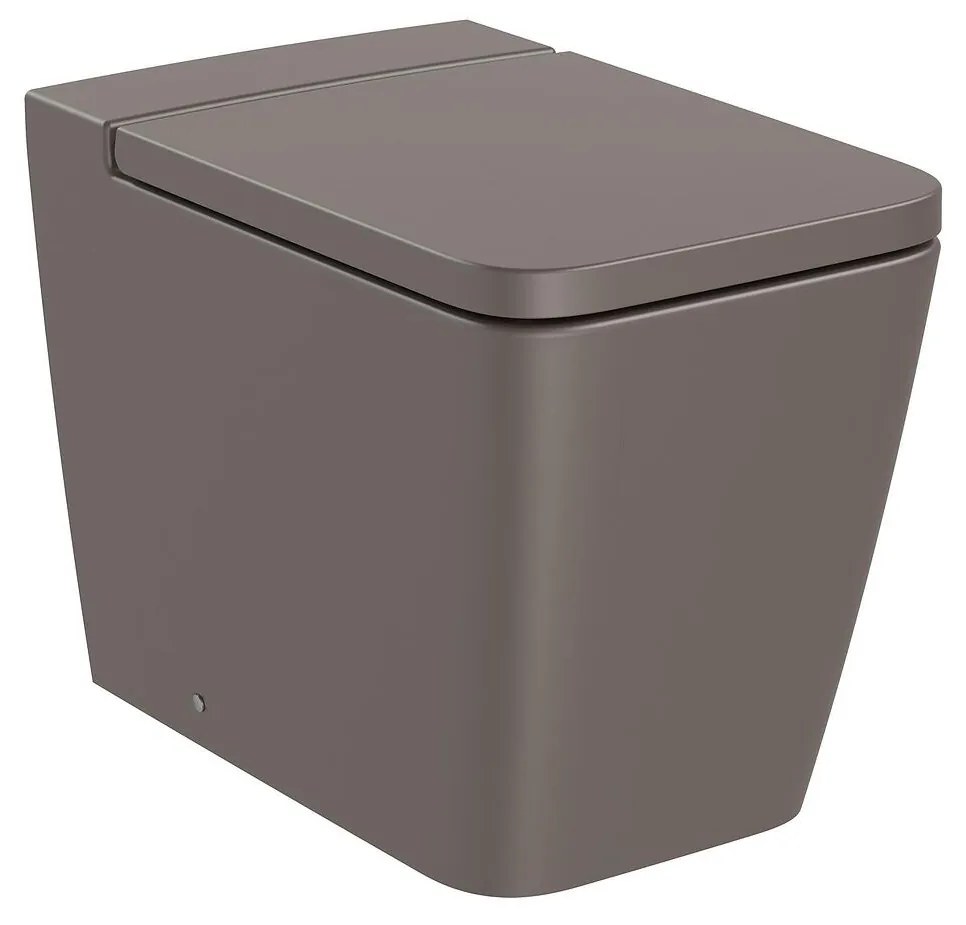 Тоалетна чиния Roca SQUARE - A347537660, долепена до стената, двойно оттичане, 36x56x40см