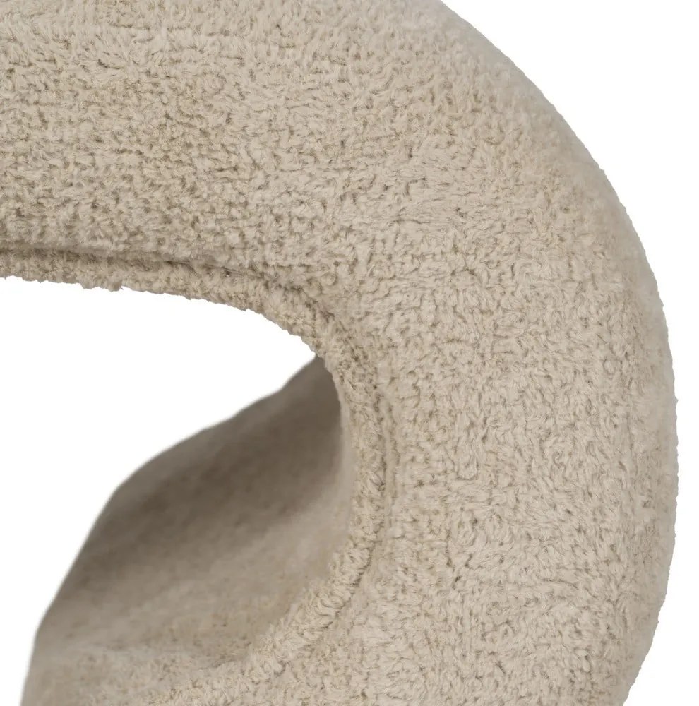 Бежова табуретка от букле – Ixia