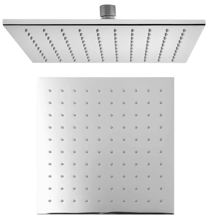 Месингова душ глава в лъскаво сребристо – Sapho