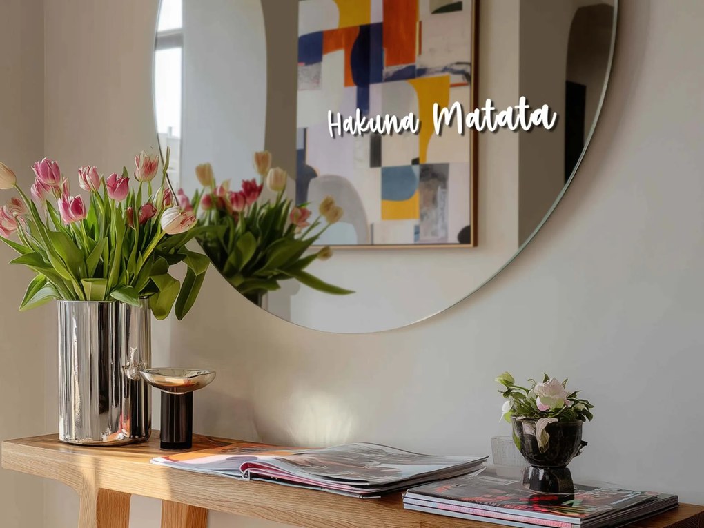 Стикер за огледало S10 – Hakuna Matata 90x11