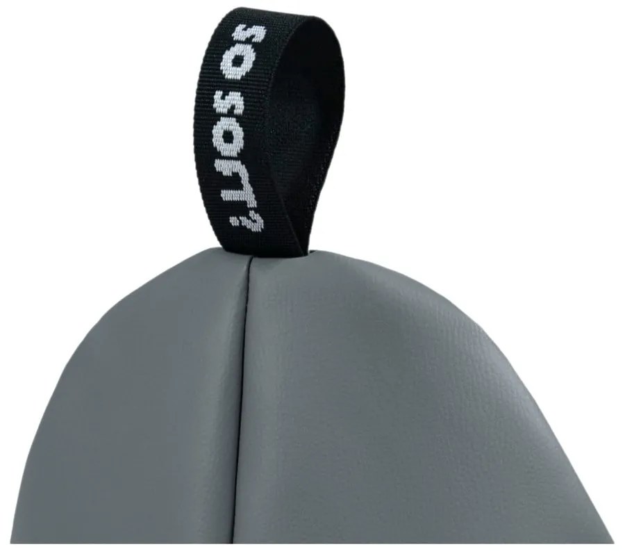 Оранжев пуф от изкуствена кожа Lull XL – So Soft?