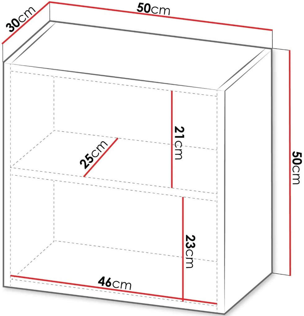 Окачен шкаф Капитал I-естествен