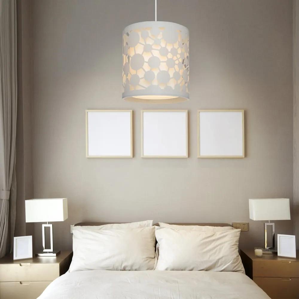 Бяла лампа за таван 76x23,5 cm - Squid Lighting