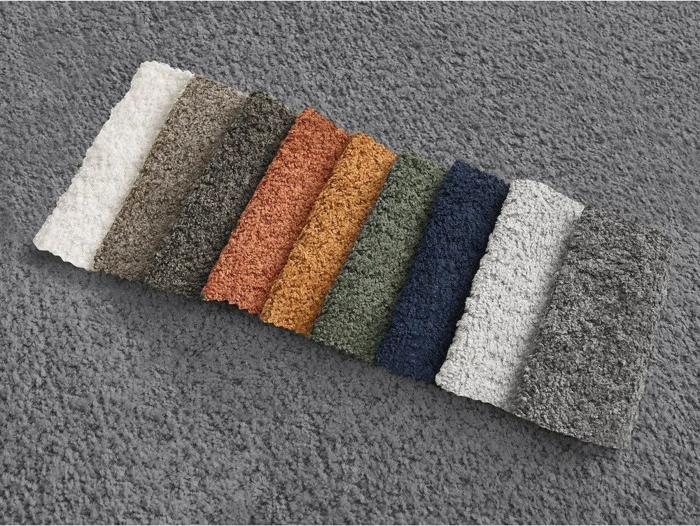 Сив диван от прежда с примки от букле 286 cm Azra – Bobochic Paris