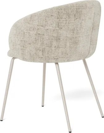 ЦЛЯРА Бежово (тъкан Juto 4)/сивобежова крака (кашмир) - МОДЕРЕН ТАПИЦИРАН СТОЛ ЛОФТ ЗА ДНЕВНА/ТРАПЕЗАРИЯ/ОФИС