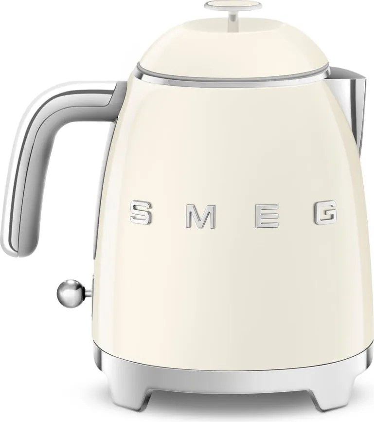 Кремава електрическа кана от неръждаема стомана 800 ml Retro Style – SMEG