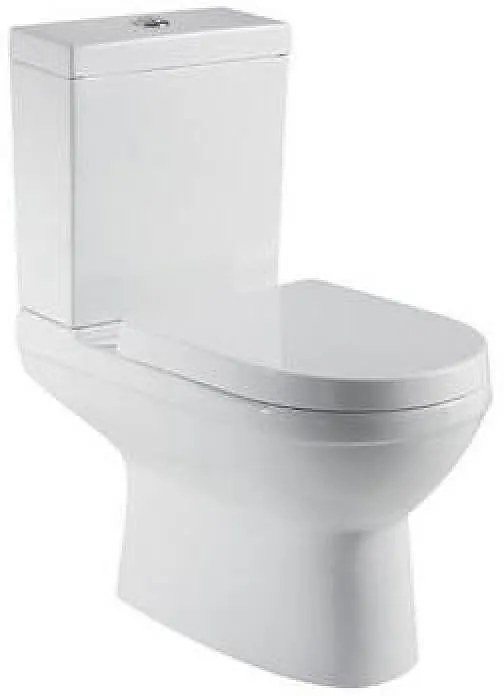 Моноблок ICC 6782, седалка и капак, порцелан, бял, 81x65x35см
