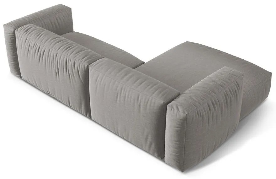 Светлосив модулен ъглов диван (ляв ъгъл) Martina – Micadoni Home