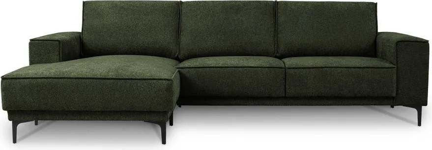 Зелен шенилов ъглов диван (ляв ъгъл) Copenhagen – Scandic