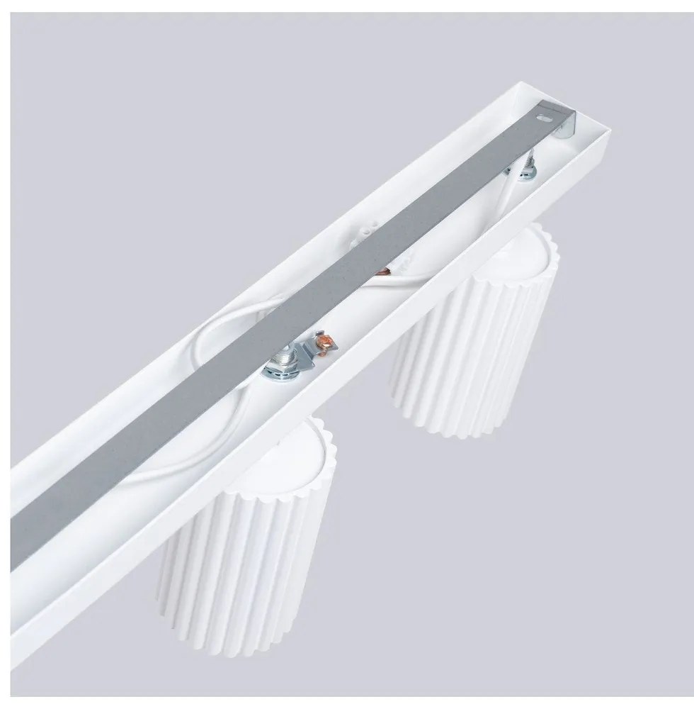 Бял прожектор 6,5x45 cm Gleam – Sollux