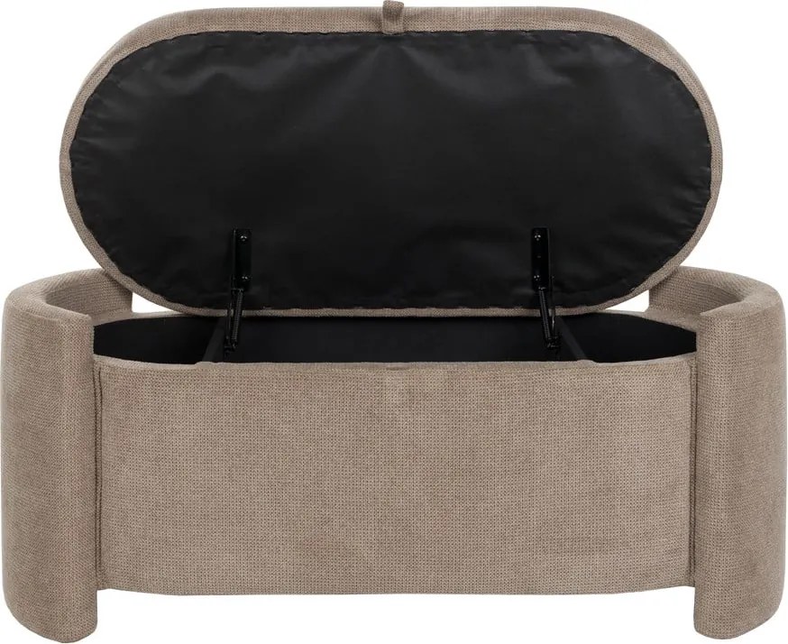 Светлокафява пейка Miro – White Label