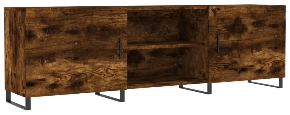 829121 vidaXL ТB шкаф, опушен дъб, 150x30x50 см, инженерно дърво