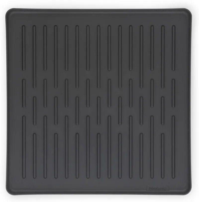 Тъмносива метална двуетажна тавичка за оттичане 37x33 cm – Brabantia