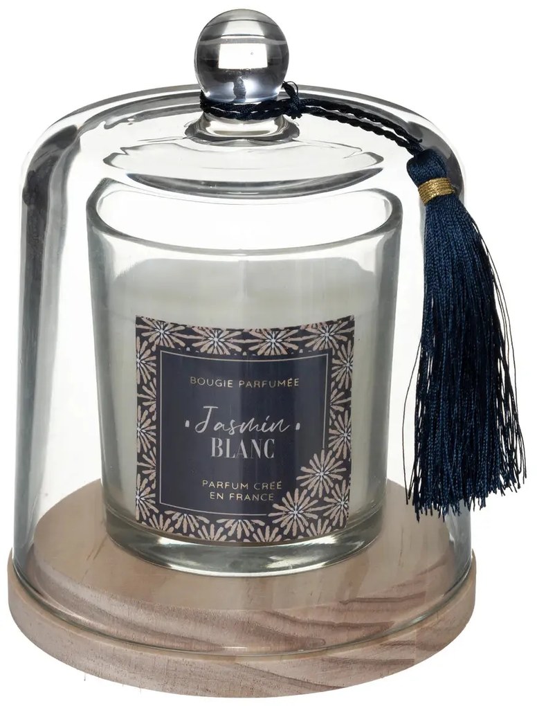 Ароматна свещ atmosphera Loli, Стъкло с капак, 130 g - Orange Blossom