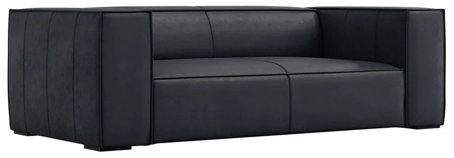 Тъмносин кожен диван 212 cm Madame – Windsor &amp; Co Sofas