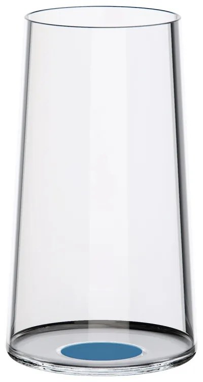 Комплект 2 бр кристални чаши за шампанско Trebonn SplitGlass 2025132, 320 мл, Ø7.8x12.5 см, Модулна система, Син