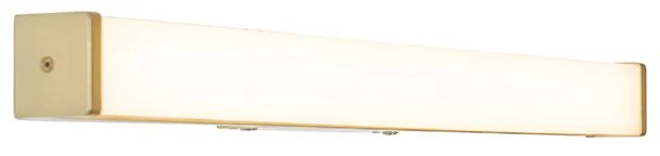 Стенна лампа за баня месинг 62 см с LED IP44 - Cascada