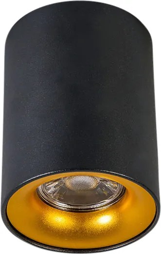 Интелигентен прожектор черен със злато вкл. GU10 WiFi източник на светлина - Ronda