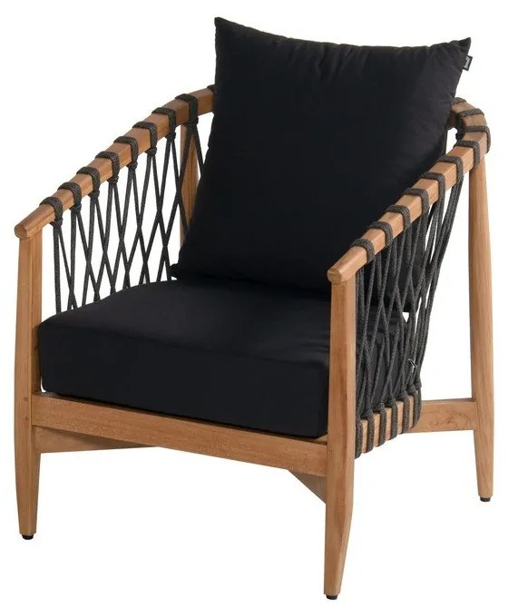 Дървен градински стол в естествен цвят Bora Bora - Hartman