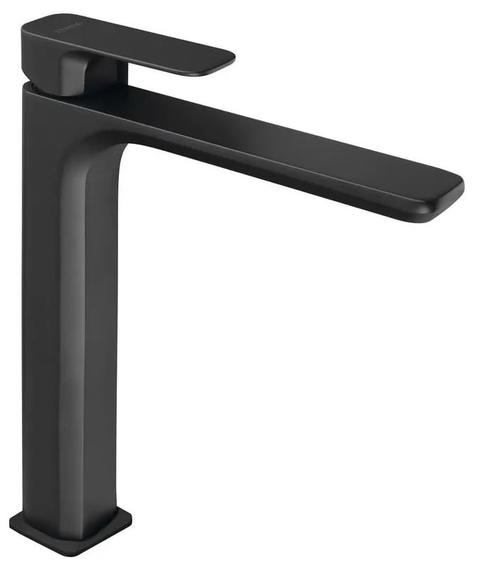 Матово-черна стояща батерия за мивка Spy – Sapho