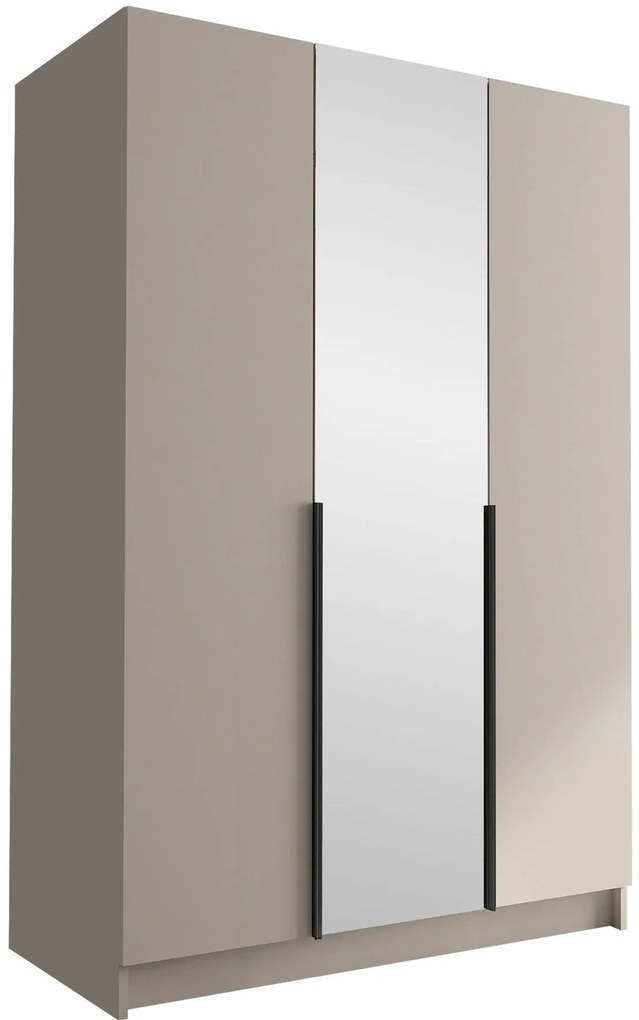 Гардероб Calia II 3-врати-Кашмир - Черно