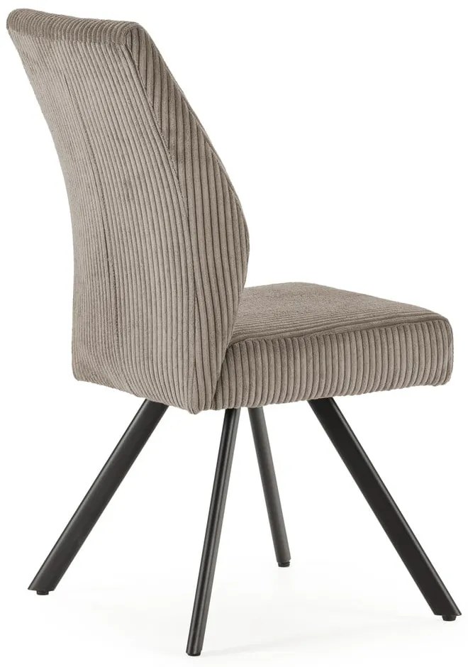 Светлосиви велурени трапезни столове в комплект 2 бр. Anibal – Marckeric