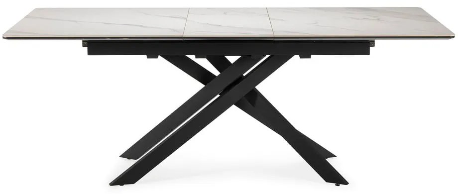 Сгъваема трапезна маса с керамичен плот с допълнителна плоча 89,5x160 cm Belma – Marckeric