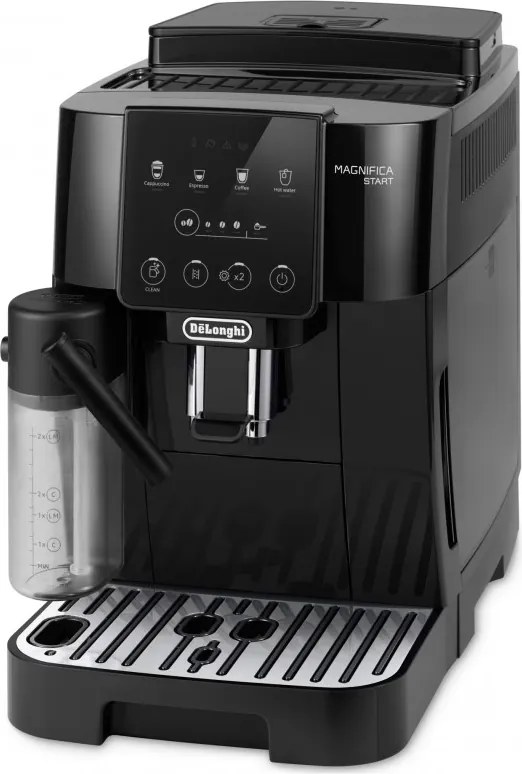 Еспресо машина Delonghi Magnifica START ECAM220.60.B, 1450W, 15 bar, 1.8 л, 4 програми, 13 нива на смилане, LatteCrema Hot, Опция за кафе на зърна, Черен