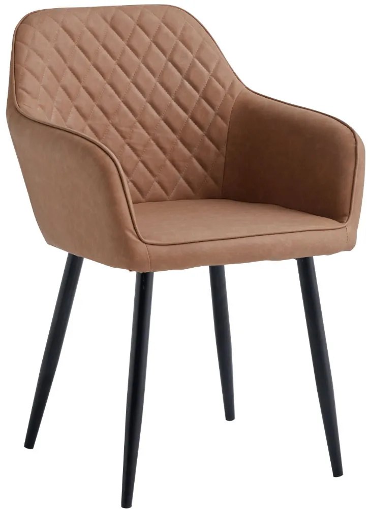 Кухненски стол Laurie-Кафяво (2) парчета