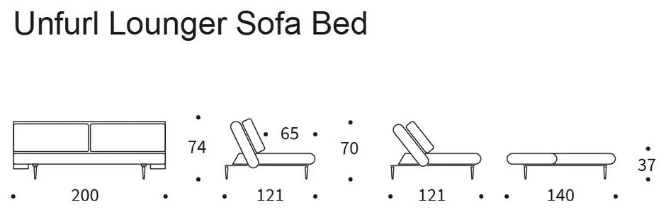 Зелен разтегателен диван Elegance Green Unfurl Lounger - Innovation