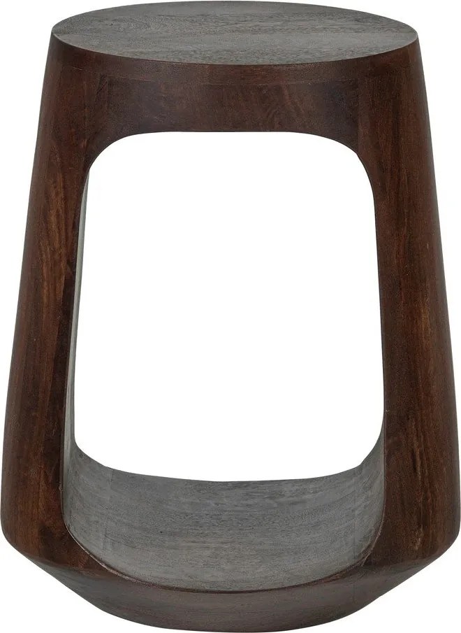 Кръгла странична масичка от масивно манго ø 33 cm Bayo – WOOOD