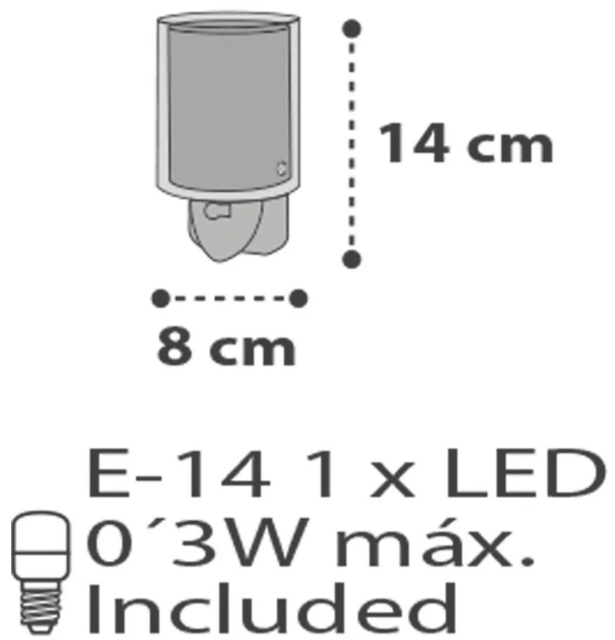 Светлинен контакт Ango Clouds LED-сив