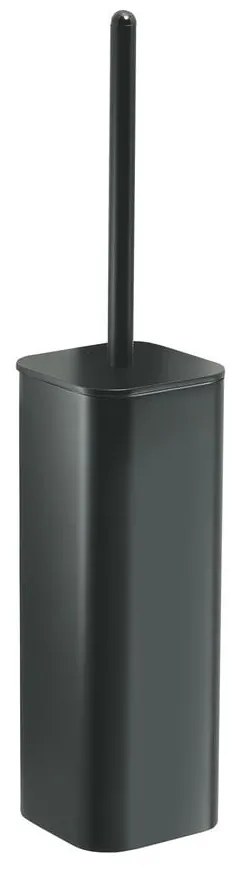 Матово черно стенна четка за тоалетна Gedy Flori – Sapho