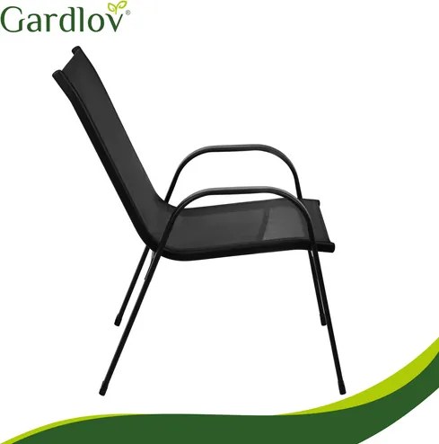 Балконски комплект мебели Gardlov маса с 2 стола за тераса и градина