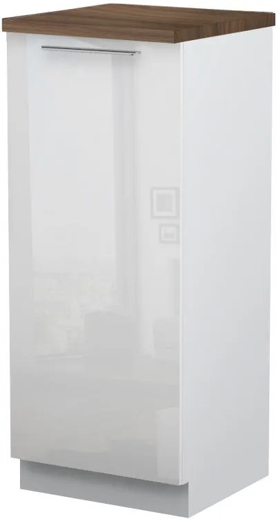 Висок подов шкаф Raval K14-60-1KF-White - White glossy