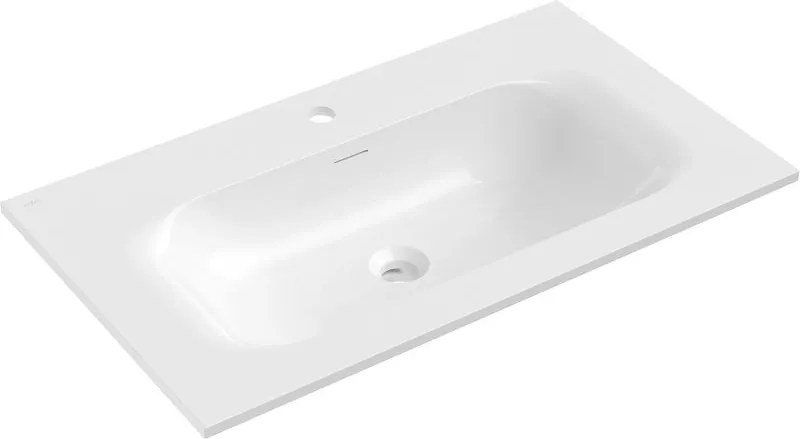 Mexen Vela вградена мивка за плот 81 x 46,5 cm, бял гланц - 25238000