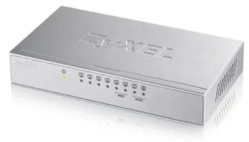 Комутатор ZyXEL GS-108B v3, 8-port 10/100/1000Mbps Gigabit Ethernet switch, desktop, metal housing
