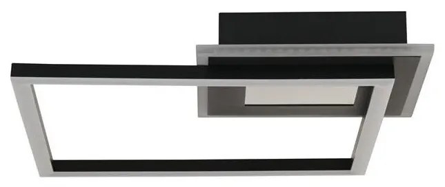 Searchlight 44250BK - LED плафон QUADRATE с възможност за димиране LED/24W/230V 36x36 см