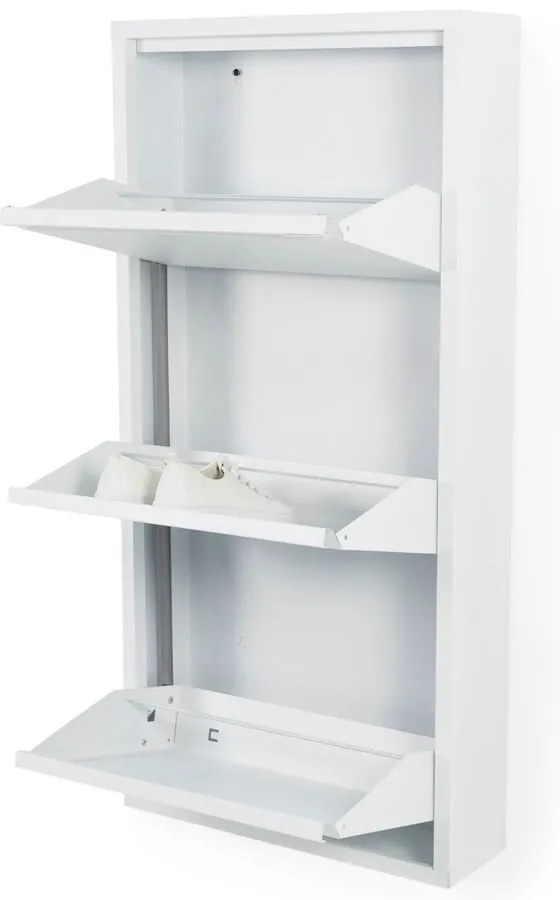 Бял метален шкаф за обувки Billy - Spinder Design