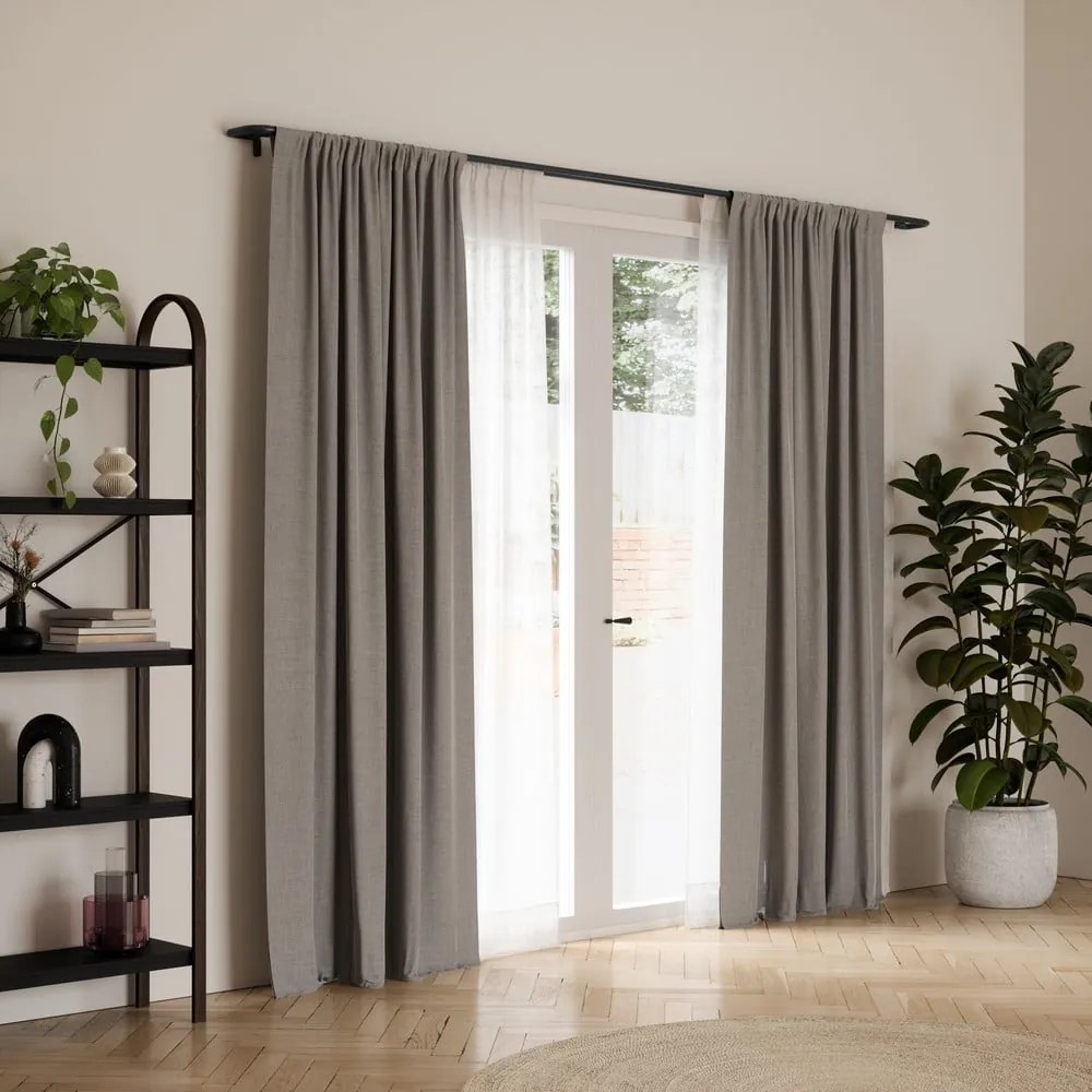 Стоманен разтегателен двоен корниз 168 - 365 cm Twilight - Umbra