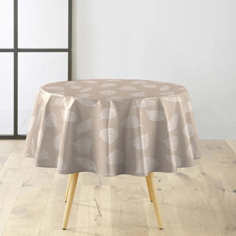 Покривка за маса ø 160 cm Feuillys – douceur d'intérieur