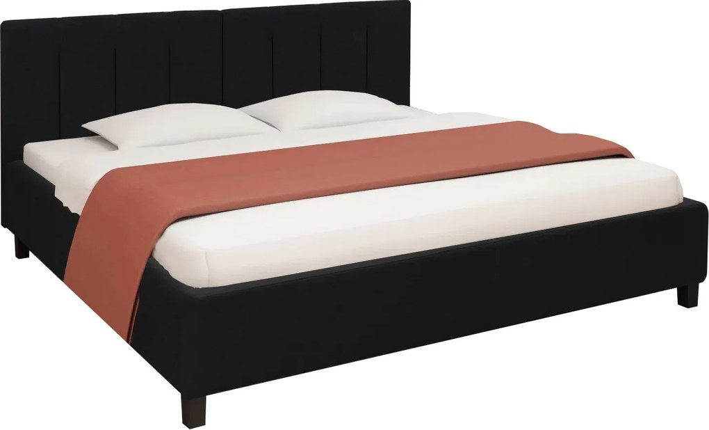 Тапицирано легло Erling-Графит-180 x 200