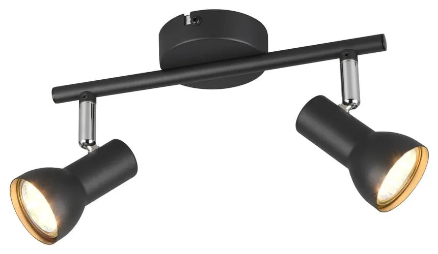 Черен прожектор ø 8 cm Cantar – Reality