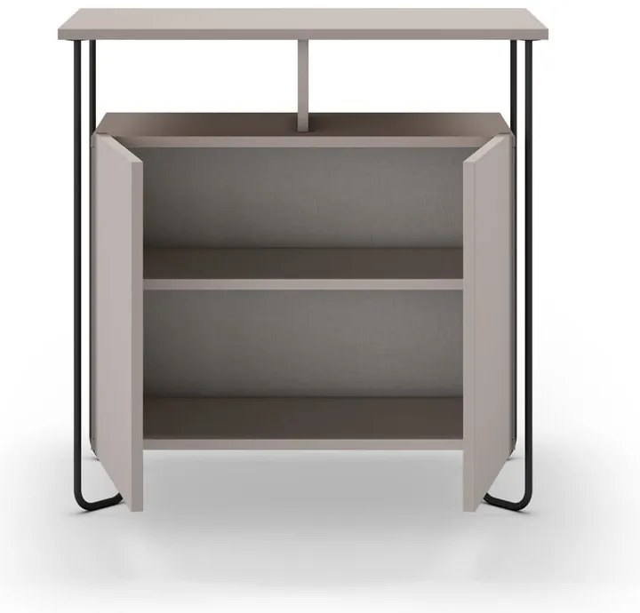 Сиво-бежов шкаф 80x80 cm Dilly - Marckeric