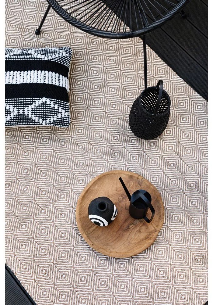 Възглавница за открито от рециклирана пластмаса Lagos, 45 x 45 cm - Green Decore