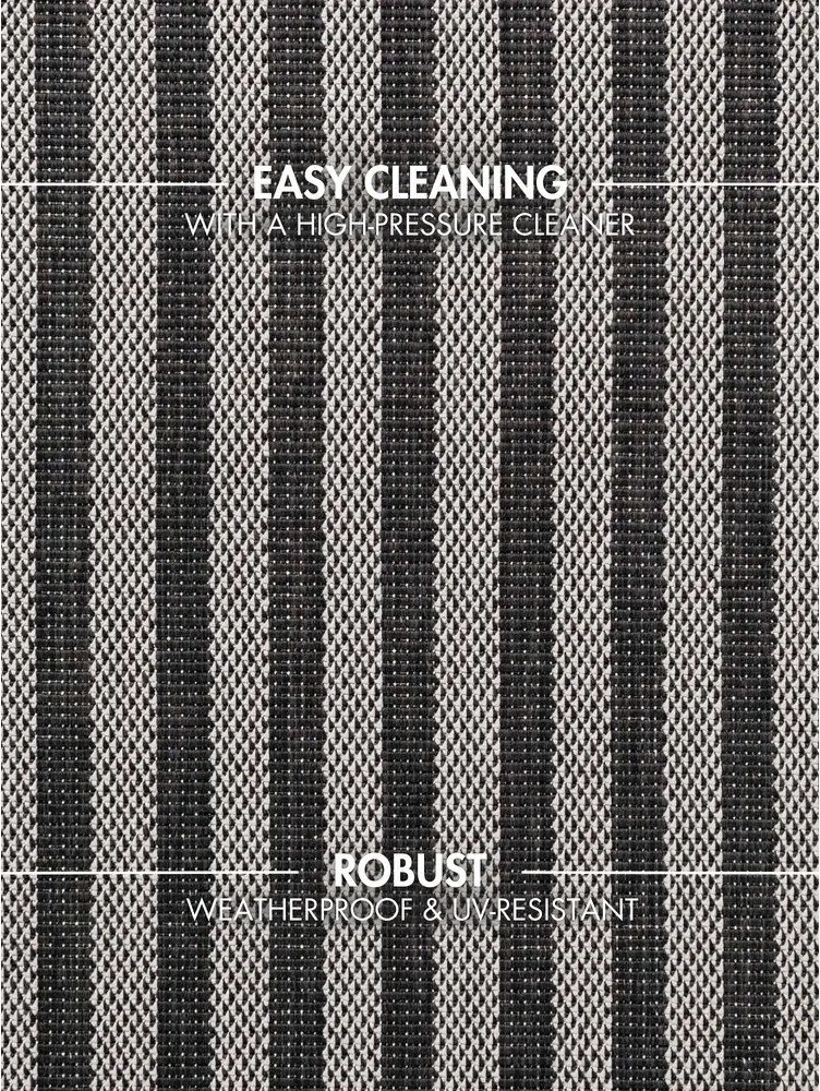 Черен/кремав килим за открито и закрито 120x170 cm Haringey Linley – Ted Baker