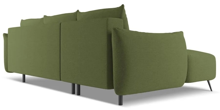 Зелен ъглов диван (ляв ъгъл) Malie – Makamii