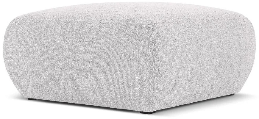 Светлосива табуретка от плат букле Molino - Micadoni Home