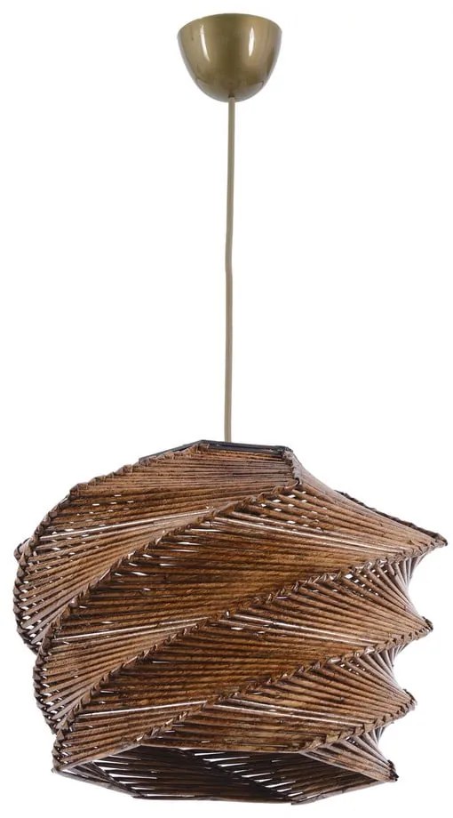 Светлокафяво висящо осветително тяло ø 32 cm Ruche – Opviq lights