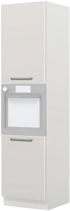 Висок подов шкаф за фурна Modena K23-60-2KR-White - Gray light